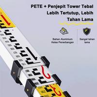 Gambar Rambu Ukur / Bak Ukur 3 meter / Mistar Ukur /Aluminium staff 3M - 3 Meter dari LENODI Kab. Tangerang 3 Tokopedia