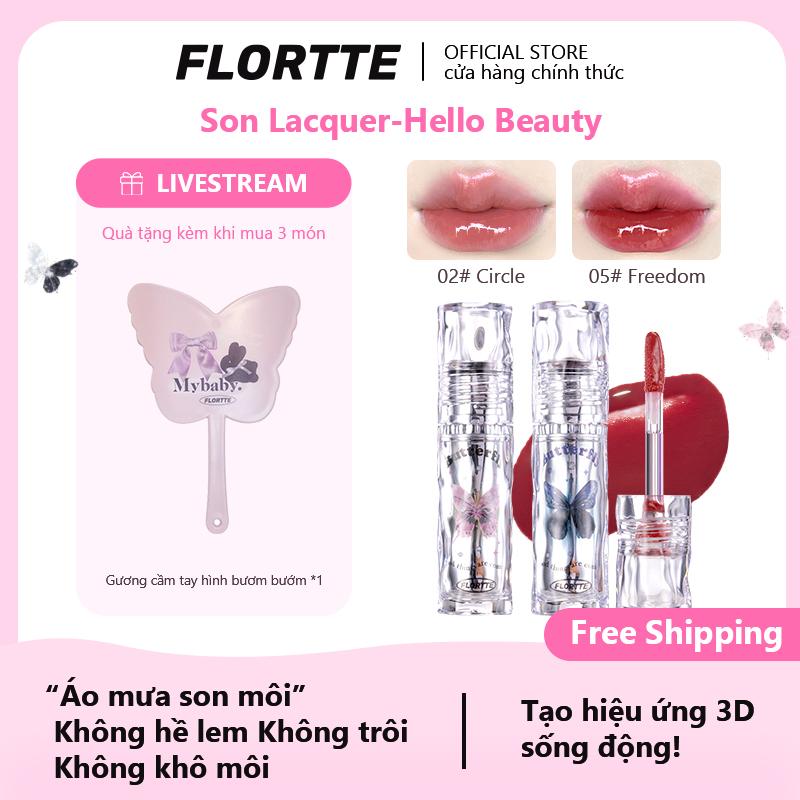 Son Lacquer Flortte, Lâu Trôi, Không Phai Màu, Son Môi Lì Hàng Mới Về, Được Liên Kết Với, mỹ phẩm nữ, 14 màu, 2.6g