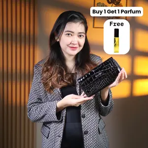 [ Buy 1 Get 1 Pafrum ] Dayris Sheela Wallet - Dompet Lipat Wanita - Dompet Kartu Panjang - Dompet Wanita Premium - Dompet Wanita Bisnis
