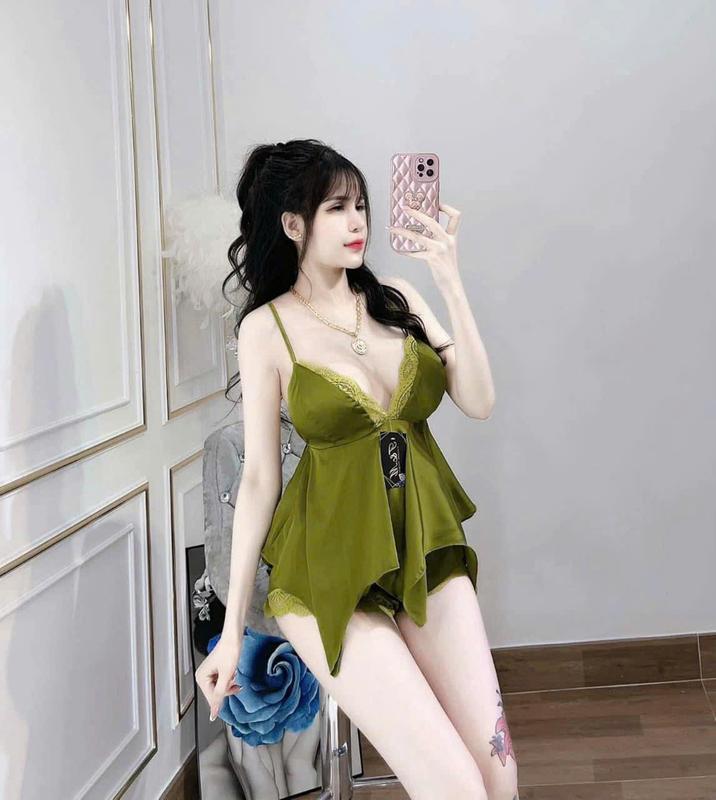 Đồ Ngủ Set Nữ 2 Dây Gợi Cảm Freesize 40-55kg Màu sắc Sang Trọng Có Mút