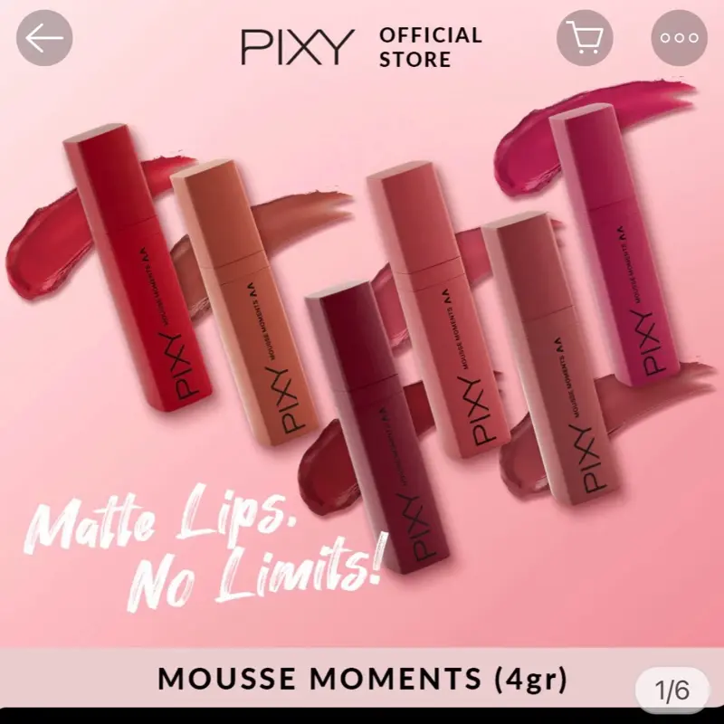 Promo pixy lipcream mousse momment original