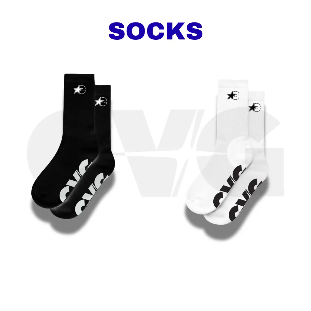 CONVERGENT Stylish Socks Kaos Kaki Fashion Unisex