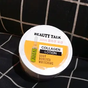 Beauty Talk AHA + Collageb Lotion 100 ML - Body Lotion Mencerahkan Kulit dan lembab setiap hari