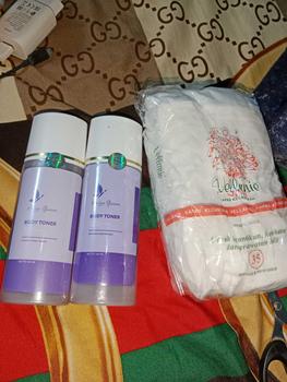 Product Review of PAKET 2 TONER BADAN MARLENA DNA SALMON BODY TONER MARLENA BPOM from V**9 0