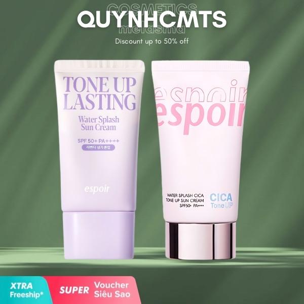 Kem Chống Nắng Nâng Tone Espoir Water Splash Cica Tone Up Sun Cream SPF50+ PA++++
