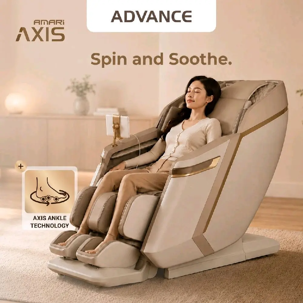ADVANCE Amari Axis - Sofa Massage dengan Teknologi Axis Ankle untuk Kesehatan dan Kesejahteraan Anda