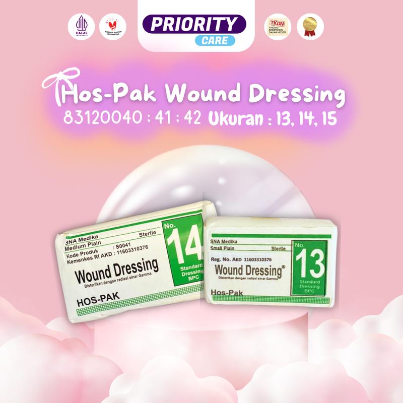 Hos-Pak Wound Dressing 13,14,15 Kasa Sterile - Shop | Tokopedia