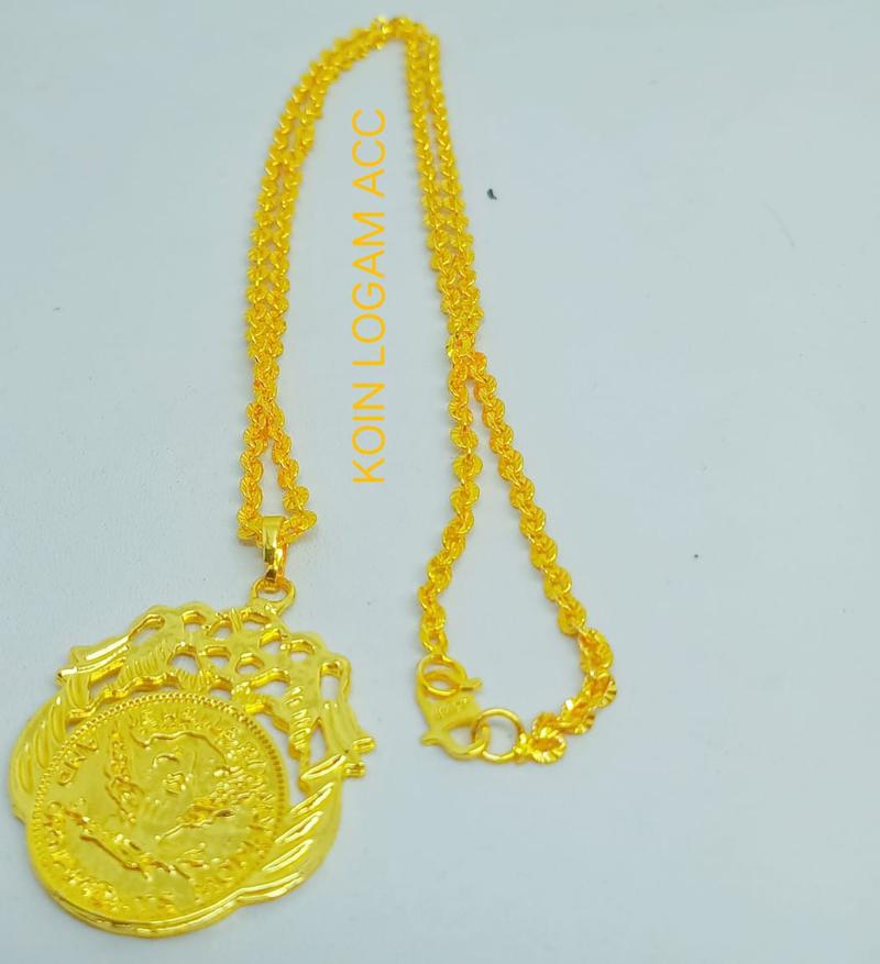 Product Introduction of Kalung Nuri Liontin Koin Terbuat dari bahan koin logam 1991-1992 Anti Karat 2