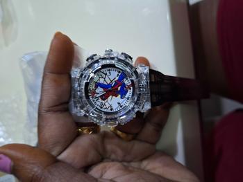 Product Review of Carton Watch LED lights analog colourful watches jam tangan lampu kartun anak budak lelaki perempuan girls boys warna from a**9 3