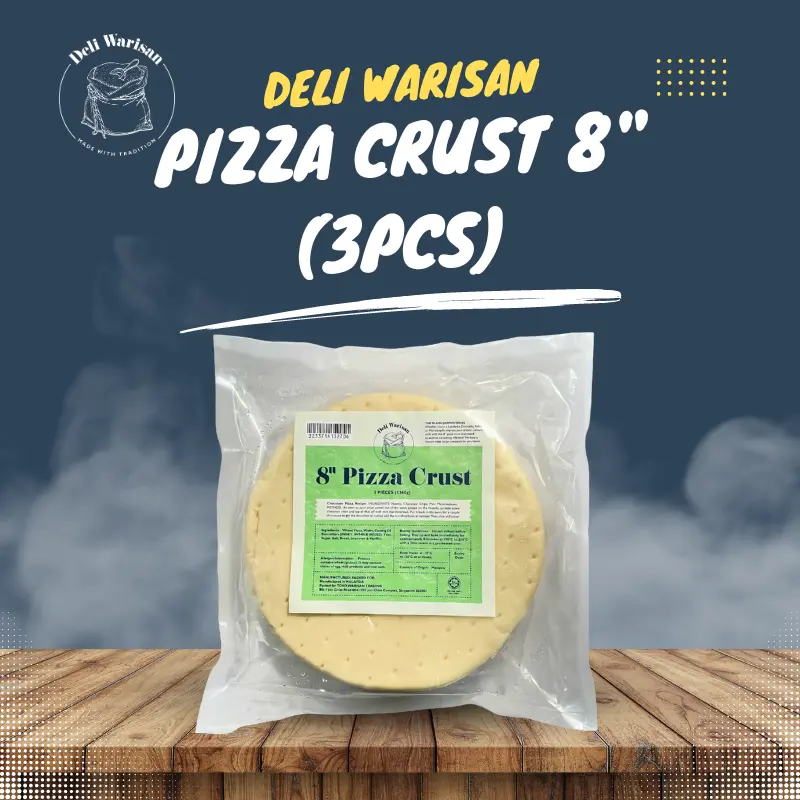 Deli Warisan Pizza Crust 8" (3pcs)