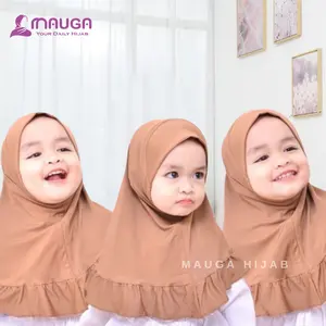 Hijab Kerudung Instan Anak Carla Rempel Bahan Jersey Variasi Muslim