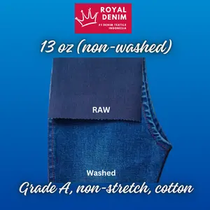 Kain Denim 13oz Non-Stretch Cotton/Katun (GUSTI)