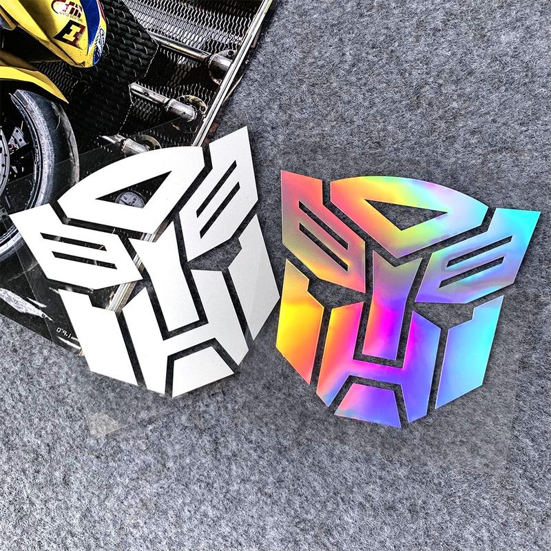Hình dán xe phản quang Phim hoạt hình Transformers Đồ Trang Trí Autobots và Decepticons Thích hợp cho xe máy xe tay ga thân ô tô cửa sổ kính chắn gió bình nhiên liệu Decal can thân xe