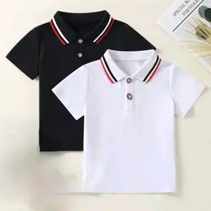 Kaos Kerah Polos Anak Baju Atasan Anak Pakaian Anak - Bahan Halus Menyerap Keringat - Motif