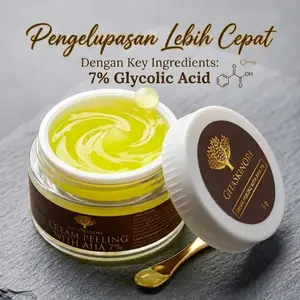 BPOM Cream Kelupas Peeling With AHA 7% Cream Kinclong Pengelupasan Peeling Booster Exfoliasi Mencerahkan Kusam Hitam