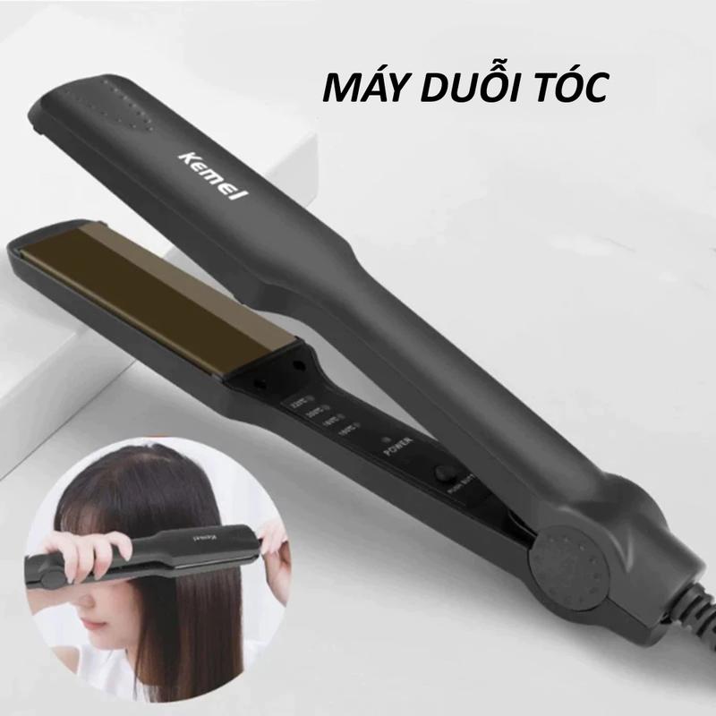  Máy Là Tóc Duỗi Tóc 4 Nấc Nhiệt Bản Pro Size To KEMEI PRO - Máy tạo kiểu tóc Rất Dễ Sử Dụng New 