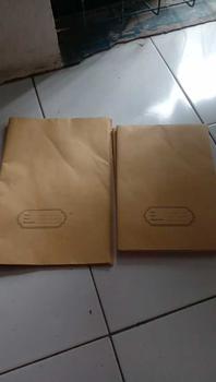 Product Review of Harga Grosir (1packs/20Lbr ) Sampul Buku Coklat SAMSON Dan Plastik Mika BOXY UK Buku Campus from C** M**N 1