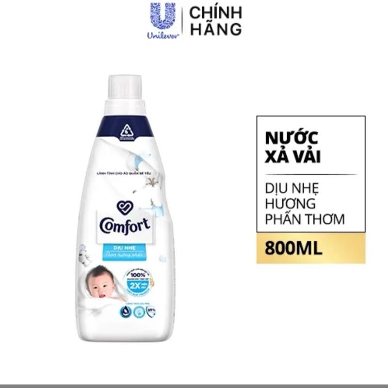 Comfort Nước Xả Vải Dịu Nhẹ Hương Phấn Thơm 800ML Unilever