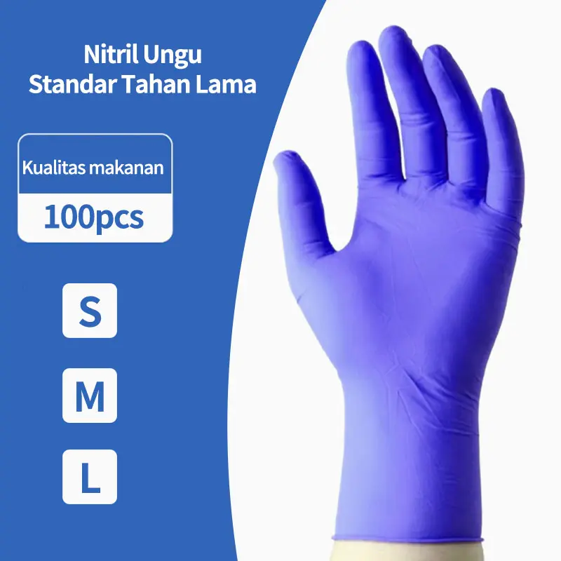 Sarung Tangan Lateks 100% ASLI | Bebas Serbuk Karet 6