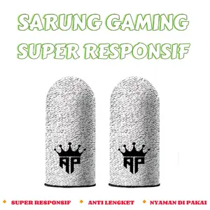Sarung jempol Apeking Carbon super responsif cocok untuk bermain game - sarung jempol premium anti selip