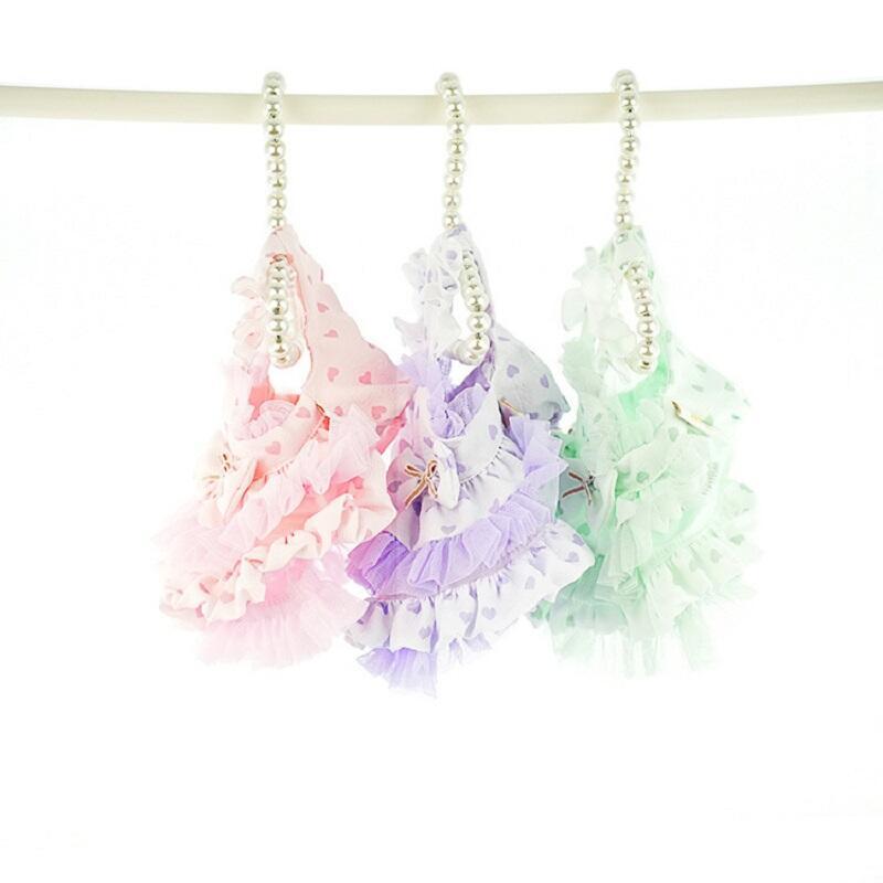 Product Introduction of Quần Áo Cho Chó, Váy Mùa Hè Teddy, Tình Yêu Dễ Thương, Phong Cách Lolita, Làm Bằng Vải Tuyn, Thích Hợp Cho Chó Con, Có Kích Thước XS, S, M, L, XL 8