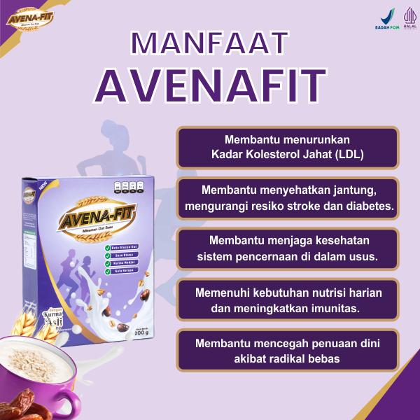 Avenafit - 2 Box Sereal Oatmeal Susu Kurma | BPOM & Halal MUI [ BISA COD ] 3