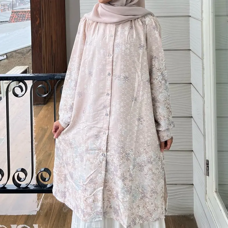 FYLA - DRESS MOTIF JAGUAR/ TUNIK KEKINIAN/ DRESS KONDANGAN/ GAMIS WANITA/ GAMIS/ TUNIK WANITA 1