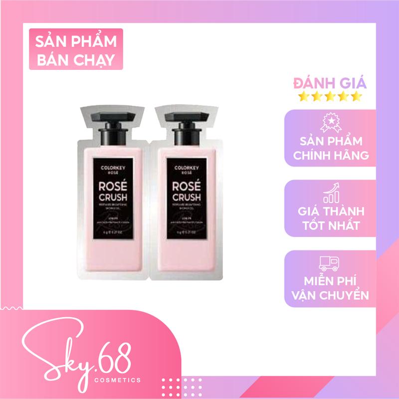 Sữa Tắm COLORKEY ROSÉ CRUSH, Niacinamide Dưỡng Sáng Da, Lưu Hương Lâu