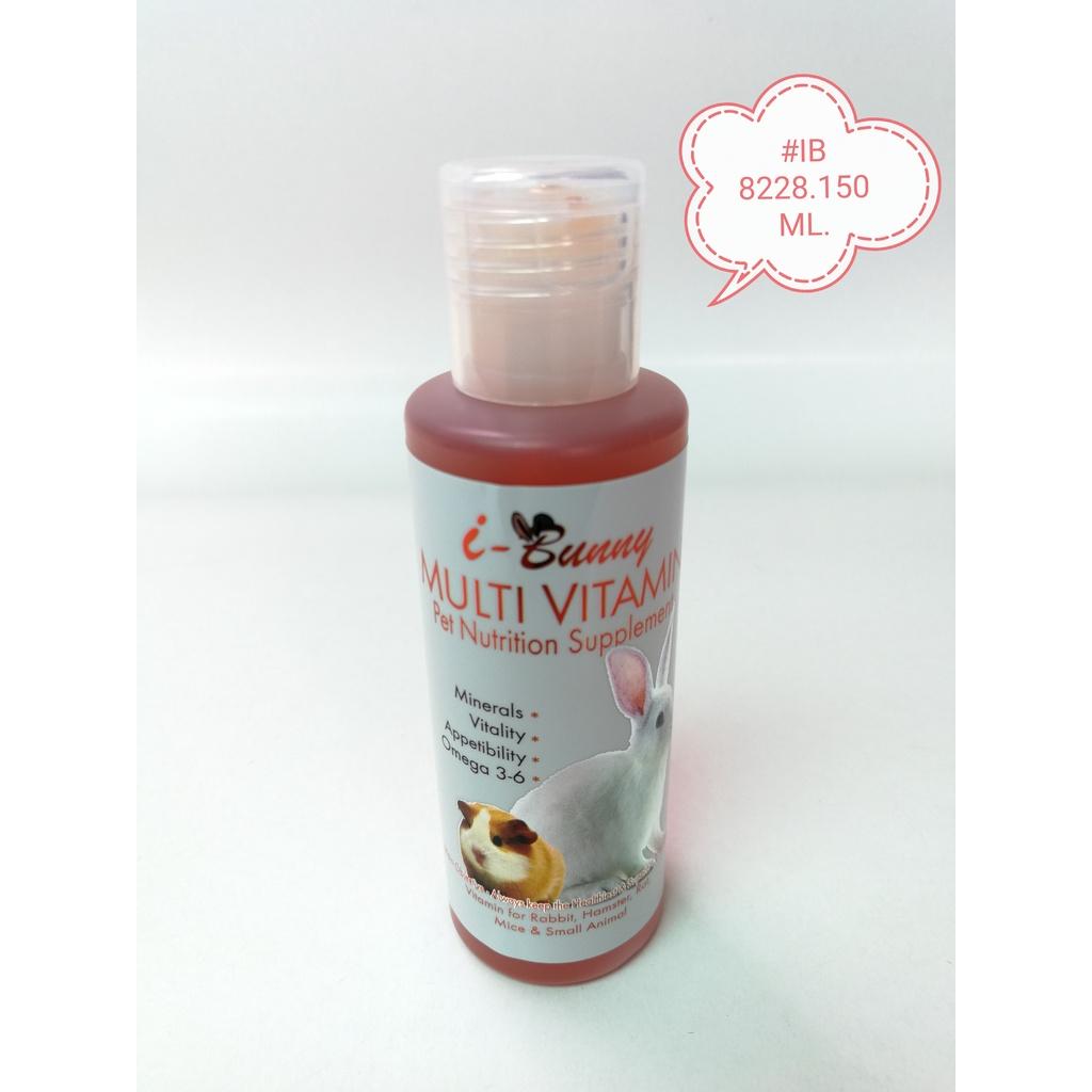 i-Bunny Multi Vitamin 150ml Rabbit Hamster Rodent Guinea Pig Arnab