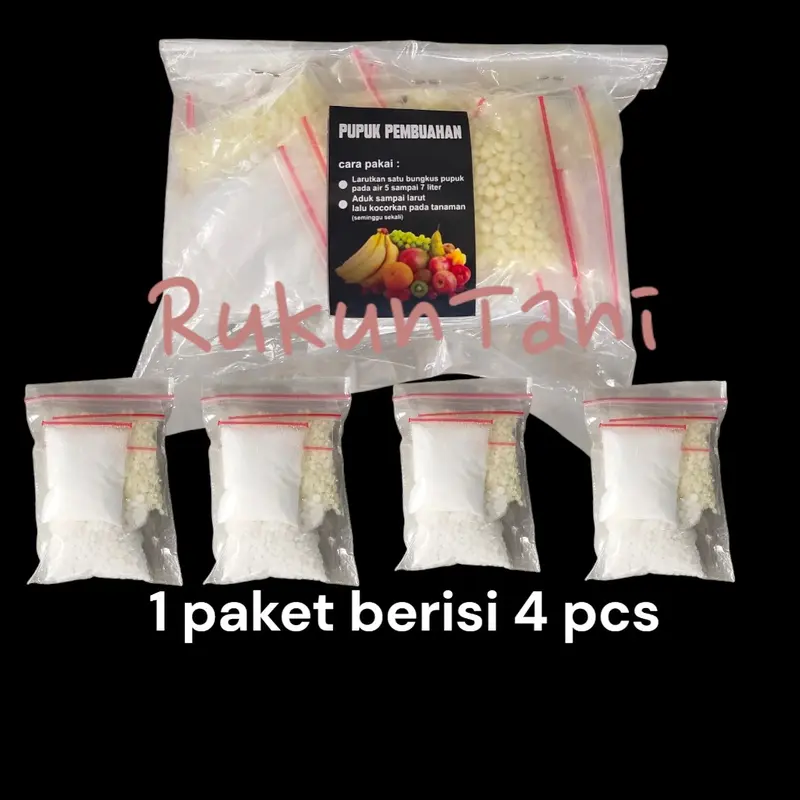 PAKET LENGKAP PUPUK PEMBUAHAN -[MKP KNO3 BORON KEMASAN REPACK] 1 paket untuk 4 kali pemupukan Anggur Tanaman Sayur Alpukat Mangga Kristal Putih Tanah 2