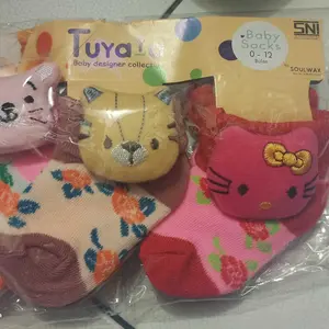 PAKET 3PASANG KAOS KAKI BBY 3IN/KAOS KAKI ANAK MOTIF COWOK DAN CEWEK Fashion