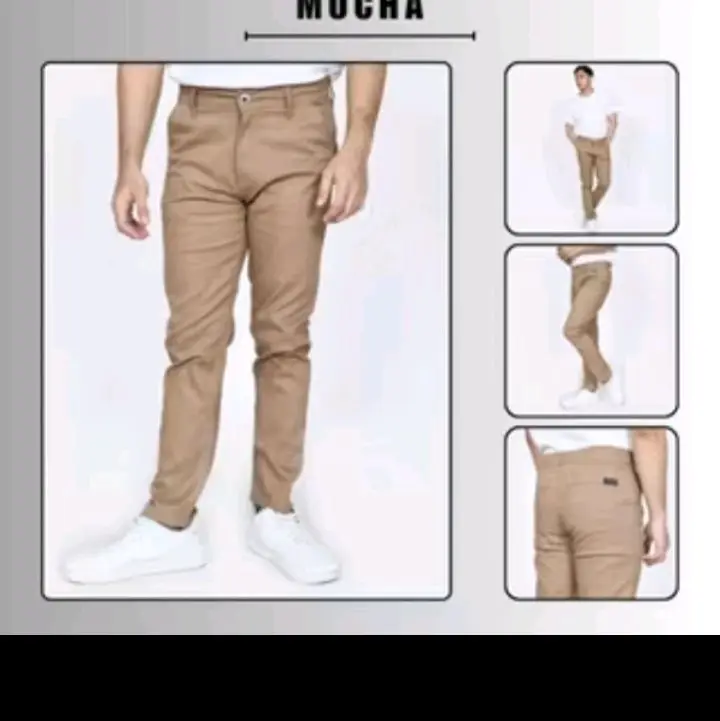 CELANA CHINO PANJANG DEWASA  (FANZA)   Slimfit Katun melar Tebal Lembut Stretchy Chino Premium Distro 3