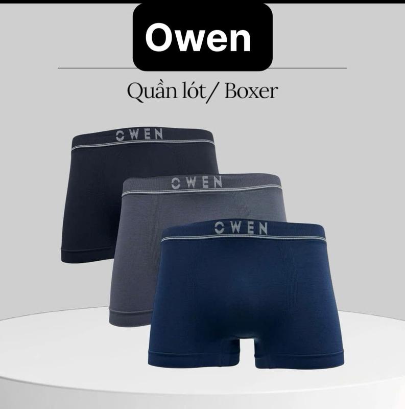 Quần sịp đùi nam OWEN boxer công nghệ dệt air micro mềm mịn mát kháng khuẩn co giãn 4 chiều