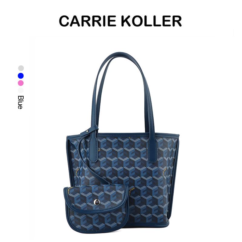 【CARRIEKOLLER】Tas Wanita Tote Bags Large Capacity Fashion Printed Shoulder Bags