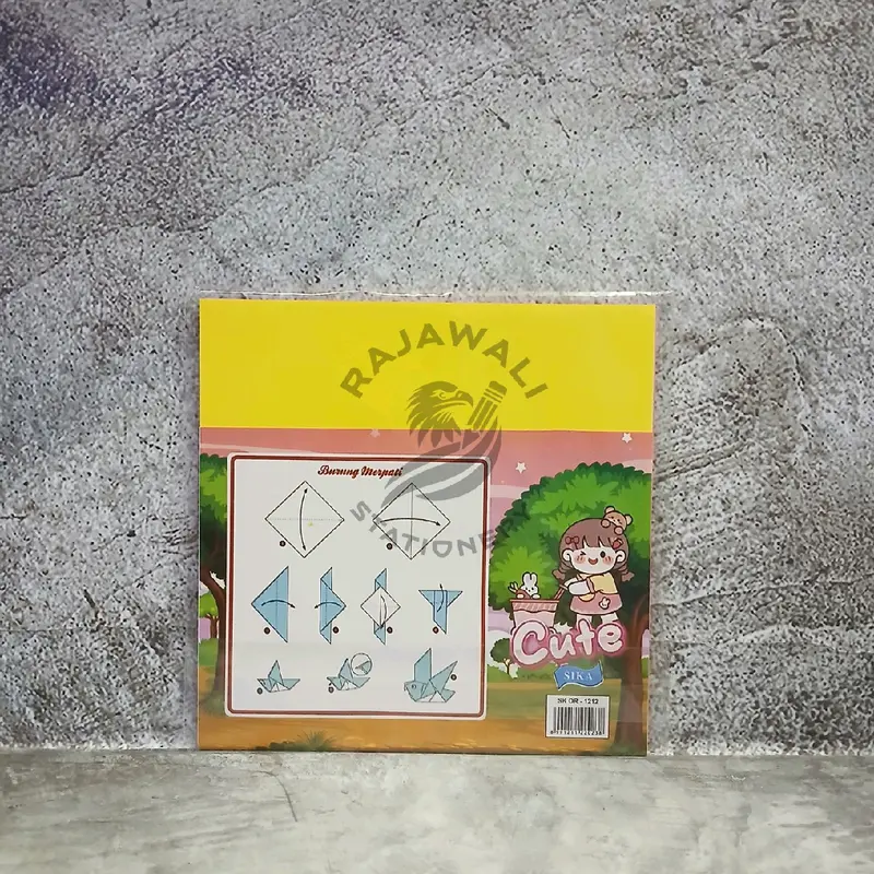 Kertas Origami SIKA Kertas Origami Double Side Kecil | 1 Pack (20) | 5 Warna Stationery Sekolah Kantor Paper 4