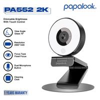 Gambar PAPALOOK Webcam 1080P 60FPS Auto Focus, Microphone, Tripod - PA552Pro dari Ausdom Indonesia Kota Administrasi Jakarta Utara 1 Tokopedia