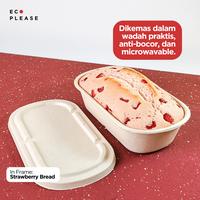 Gambar 50pcs Ecoplease 1000ml Bagasse Oval Food Box + Lid Home Compostable Ecofriendly Ramah Lingkungan Biodegradable Ampas Tebu - Tanpa Sekat dari Ecoplease Home Compostable Kota Denpasar 5 Tokopedia