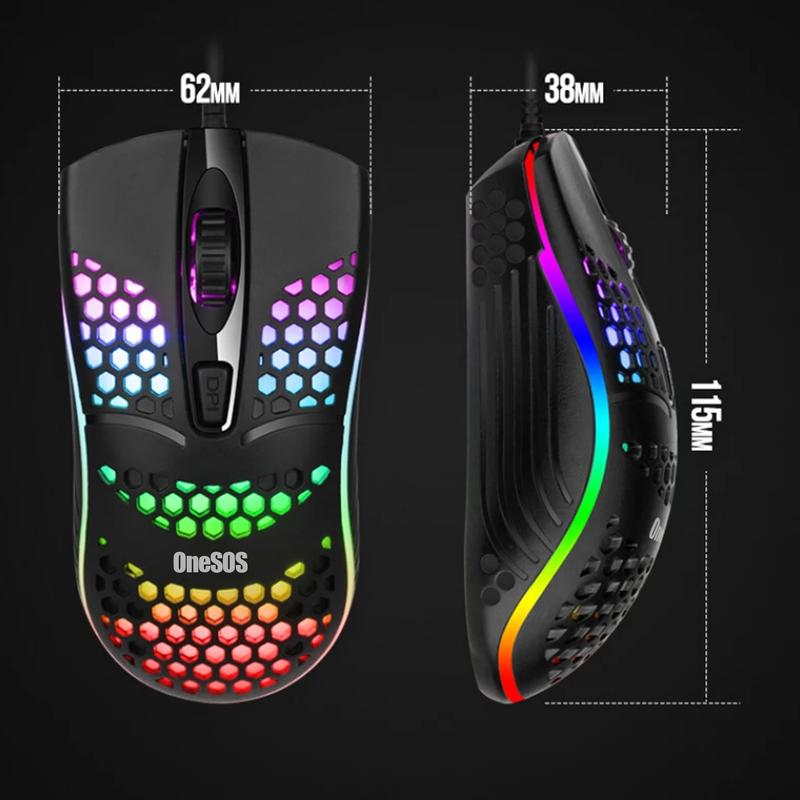 OneSOS Mouse Click dengan LED Otomatis SB 402 1