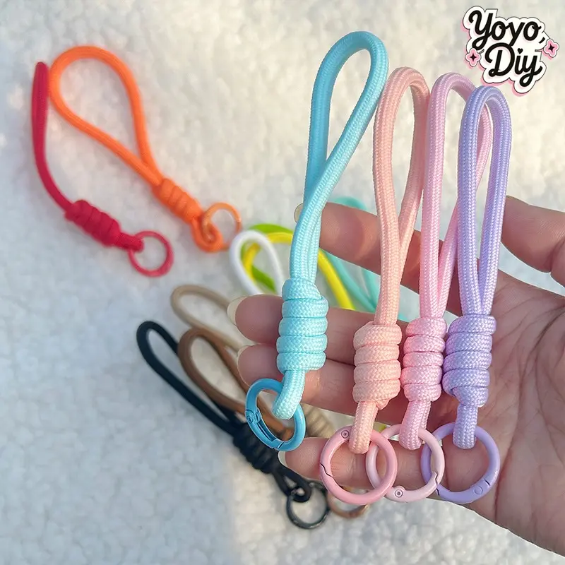 [ idan accesories ] (1PCS)Tali Paracord Plus Lot Klip Strap Phone Key Chain Manik Manik
