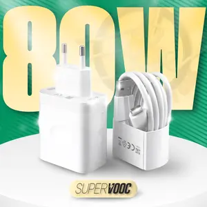 Charger OPO SUPERVOOC 80W Original Type C Fast Charging 100% / Full Set Casan HP Super Cepat