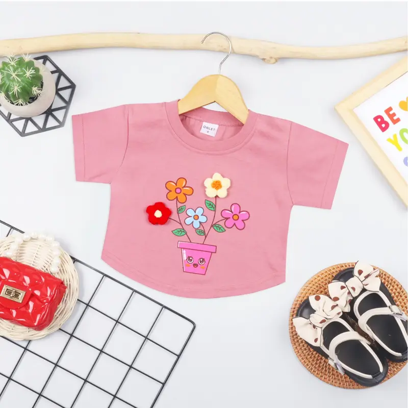 OWLET - atasan anak perempuan / atasan bordir / atasan 3d / atasan motif 3D / kaos anak perempuan / blouse anak perempuan 1