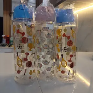 [IN HOUSE] Pero Sora Tumbler 650ml Botol Minum Plastik Anti Bocor dengan Sedotan Flip Straw BPA Free