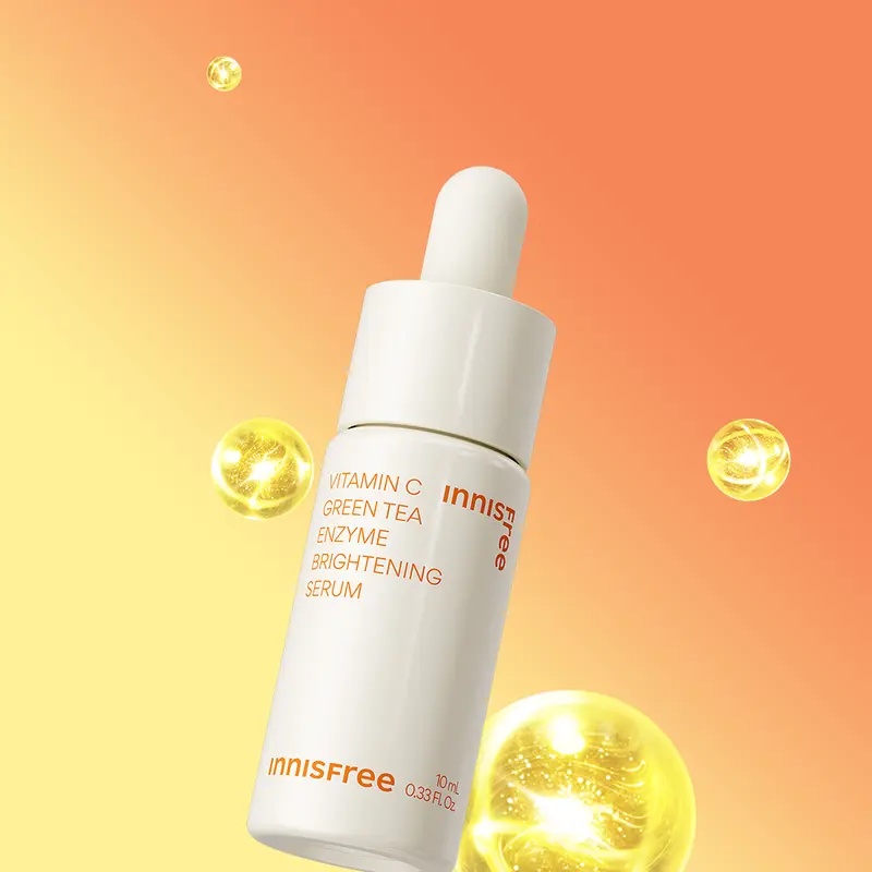 Innisfree Vitamin C Green Tea Enzyme Brightening Serum 10ml / Serum Pencerah Noda Hitam 1