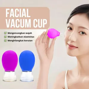603STORE Alat Bekam Wajah Multifungsi Gua Sha Bekam Silikon Vakum untuk Skin Lifting Wajah yang Efektif