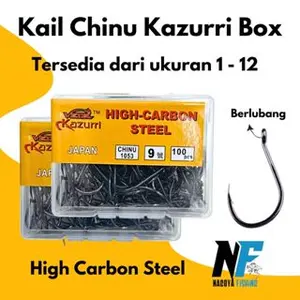 Mata kail pancing carbon Vezel Kazuri Kazurri 1053 (chinu ring) Box/ Kotakan No 1-12