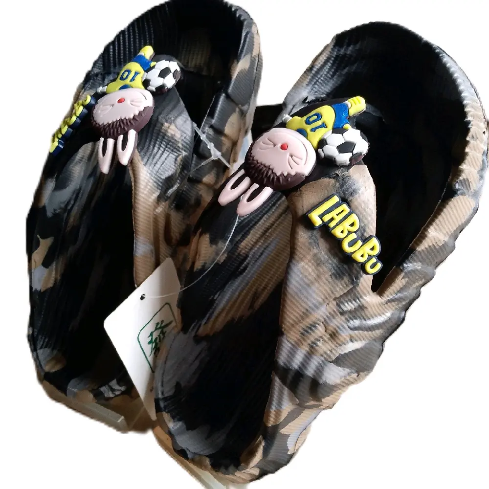 sandal jepit dan jepit talincang karakter labubu untuk anak
