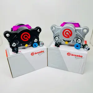 Kaliper full cnc big logo 2piston universal Motorcycle Kampas