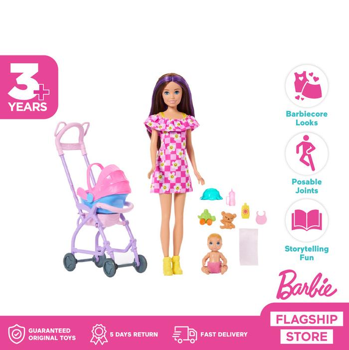 Gambar Barbie Family & Friends Skipper Babysitter Playset - Mainan Boneka Anak dari Mattel Indonesia_NEW Kota Tangerang Tokopedia