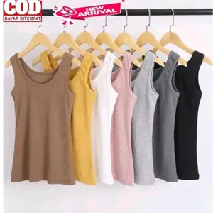 Tangtop tali besar wanita bahan spndeks premium tebal dan nyaman di pakai