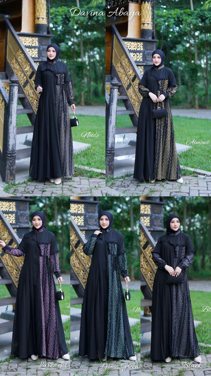 Product Introduction of Terbaru Davina Abaya BLACK SERIES Ori Mumtaz, Abaya Terbaru Ori Mumtaz, Gamis Lebaran Best Seller 16